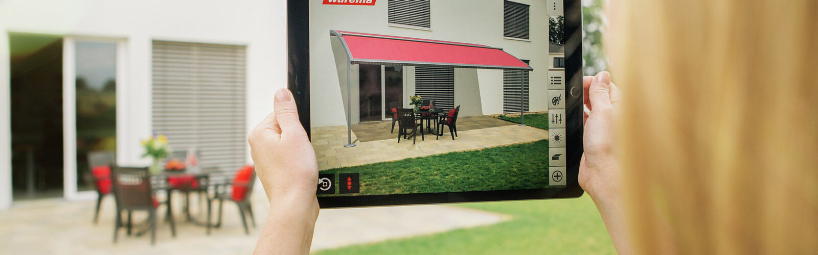 Warema Outdoor Living Produkte virtuell erleben mit AR-App